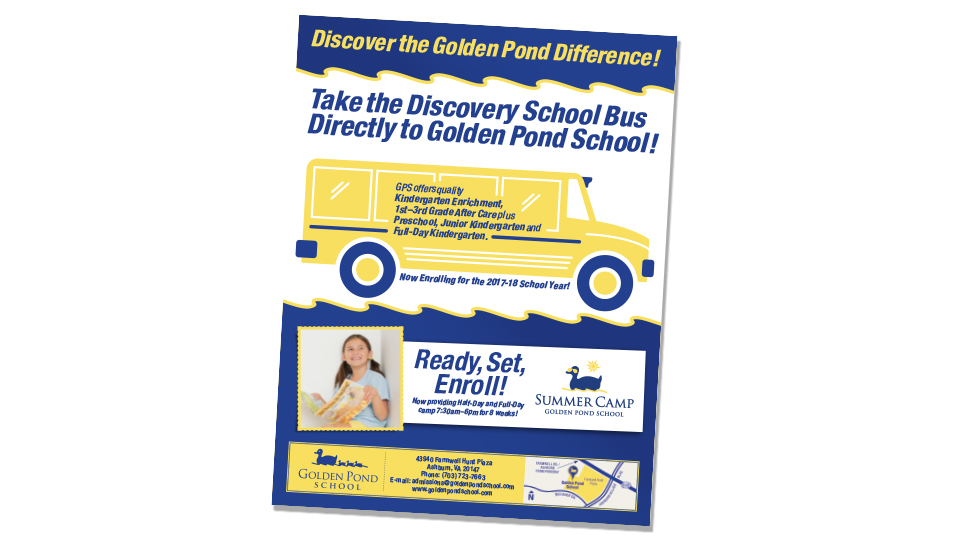 Golden Pond School Flyer